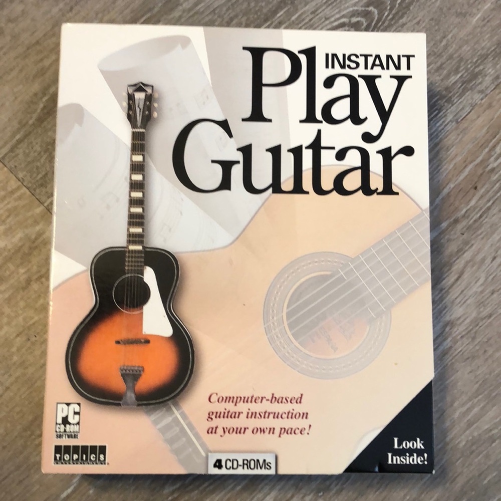 Instant Play Guitar PC CD ROM by Topics